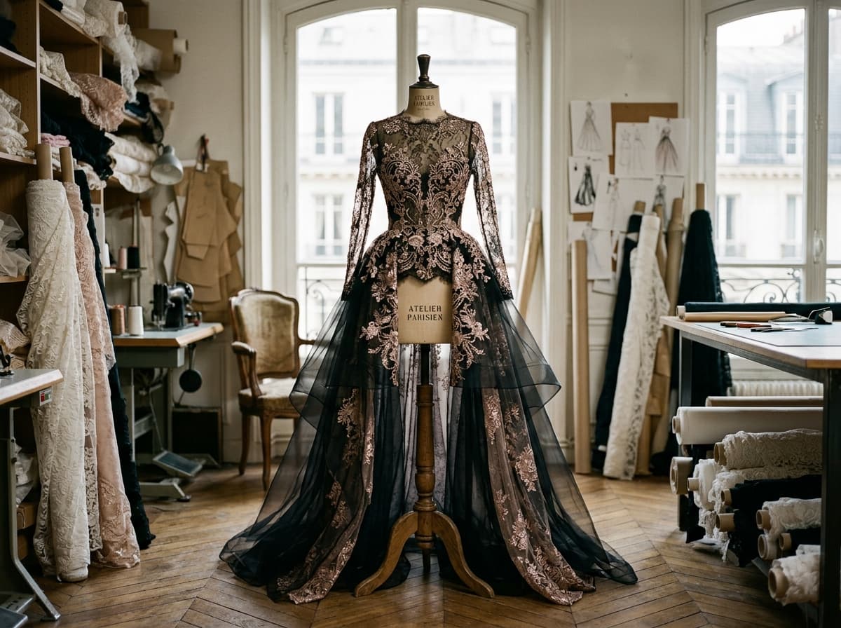 French Corded Chantilly Lace